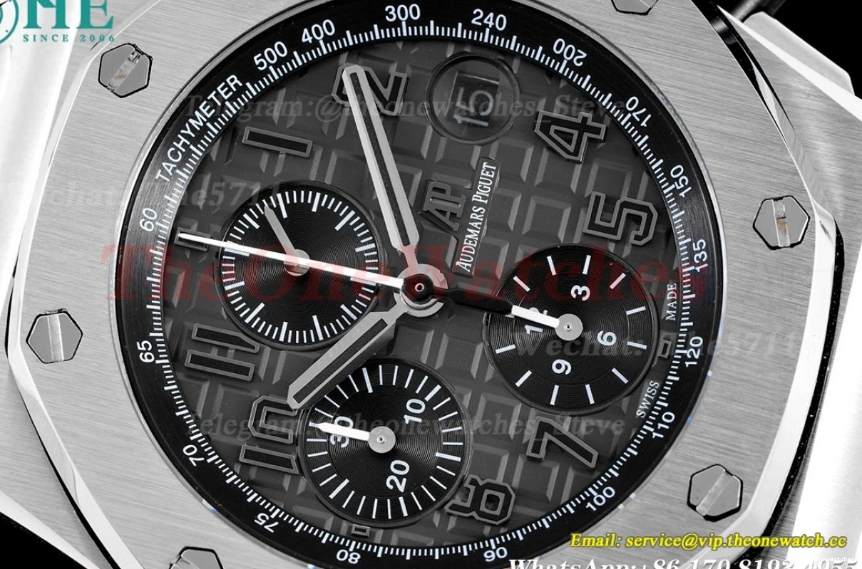 Num LE Royal Grey Oak Offshore RSF SS Mod A3126 42mm 0424